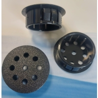 zaślepki wentylacyjne fi 25,4 mm czarne H2707, bhjanecki.pl