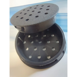 zaslepki wentylacyjne czarne fi 51 mm H2786, bhjanecki.pl