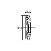 Typ 3307 - obciążenie do 68 kg na parę, wysuwane w 100+%