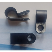 uchwyty kablowe czarne typ P na kabel fi 7,9 mm, BH Janecki