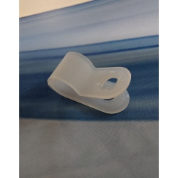 uchwyt w kolorze naturalnym na kabe 6,4 mm heyco 3314, bhjanecki.pl