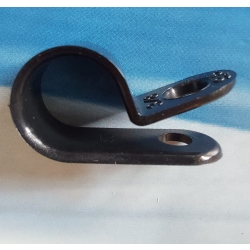 Klips kablowy typu P czarny do kabla 9,5 mm, bhjanecki.pl