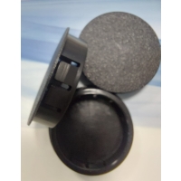 Zaślepka czarna zatrzaskowa do otworu fi 45 mm, bhjanecki.pl