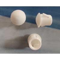 białe zaślepki plastikowe fi 6,4 mm Heyco 2604, bhjanecki.pl