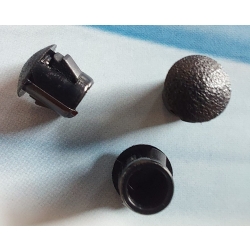 Zaślepki czarne do otworu fi 6,4 mm,  bhjanecki.pl
