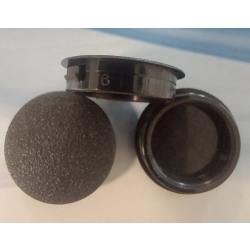 zaślepki czarne do otworu fi 20 mm w cienkich ściankach, bhjanecki.pl
