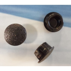 zaślepki poliamidowe czarne do otworu 10 mm do cienkich materiałów, bhjanecki.pl